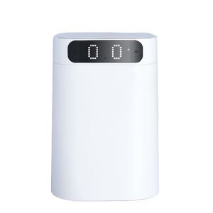 China 家電用自動シールゴミ箱 ホワイト スマートセンサー ゴミ箱 17.5L wholesale
