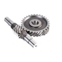China Cylindrical Metal Worm Gear Shaft High Torque With Machining on sale