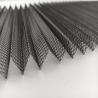Folding Sliding Door Window Screen 45g Polyester Pleated Insect Screen With Plisse Width 0.5-3.5m