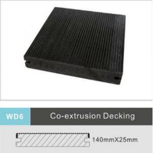 China Pvc Terrace Co-Extrusion Plastic Decking Boards Waterproof With Groove supplier