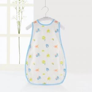 Natural Soft Cotton Muslin Sleeping Bag For Toddlers Size 75*64*32cm