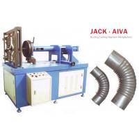 China Corrugated Pipe Round Duct Elbow Making Machine GI Steel Sheet on sale