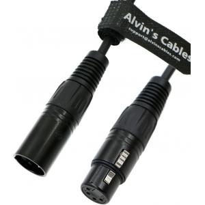 Alvin'S Cables XLR 4 Pin Male To XLR 4 Pin Female Power Cable For Sony Venice|F55|SXS Camera, For Canon C300 Mkiii|C500