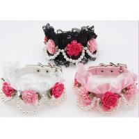 small dog Luxury & fanshion flower style pet collar