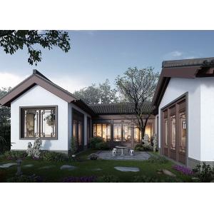 Personalized Light Steel Prefab Metal Homes Earthquake Proof 100 Years Life Chinese Style House
