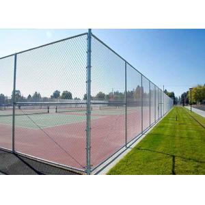 Electric Galvanized Wire Diamond Chain Link Fence 60mm X 60mm Hole
