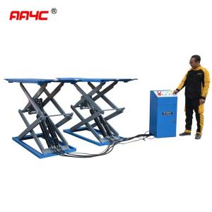 Low Profile Full Rise Scissor Vehicle Lift Surface Mounted  3T 6613lbs