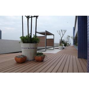 China Environmental WPC Decking Flooring for Walking and Decoration with Polishing Surface wholesale