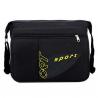 China Professional Black Travel Messenger Bags With Backpack Straps Recycled Material wholesale