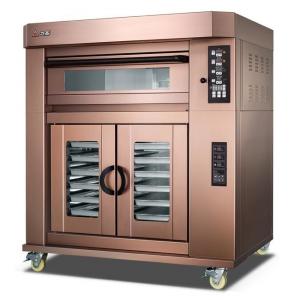 China 3 Deck Electric Baking Ovens For Bread / Independent Temperature Control Evenly Luxuly Bakery Oven Machine wholesale