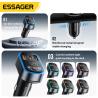 China ESSAGER F748 Bluetooth Car Charger with PD 35W Fast Charging Dual-port Type-C + Type-A and 12-24V Input Voltage wholesale