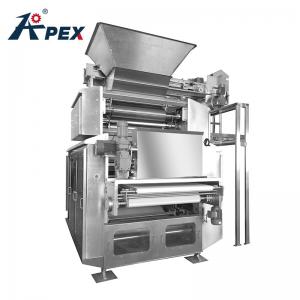 China Puff Pastry / Biscuit Making Machine Floor Type Continuous Bakery Dough Sheeter With Conveyor Belt supplier