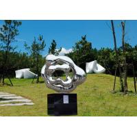 China Outdoor Abstract Stainless Steel Sculpture And Statues Garden Ornaments on sale