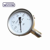 China WYYW factory 100mm stainless steel price of pressure gauge on sale