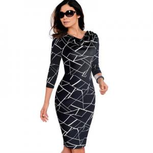 China Luxury Plus Size Girl Ladies Womens Casual Dresses O Neck supplier