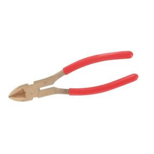 Gold Head Non Sparking Pliers Industry Line Diagonal Wire Cutters