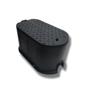 China Durable Plastic Water Meter Box With Locking Cover Anti Corrosion And UV Stable For Municipal Use wholesale
