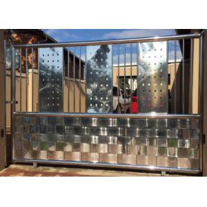High Strength Stainless Steel Front Door , Stainless Steel Entry Door Customized Colors