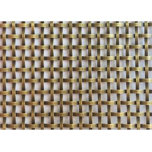 1.8mm Antique Brass Wire Mesh Stainless Steel Bronze Metal Mesh For Laminated Glass