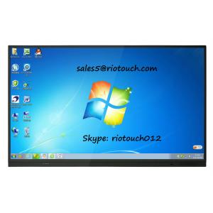 China Large size multi touch indoor touch screen led flat panel for video display supplier