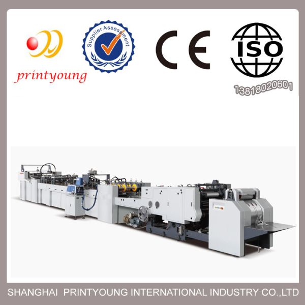 Automatic Sheet Feeding Paper Bag Making Machine With Handle Application