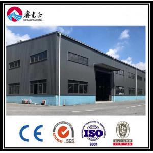China Wind Resistant Industrial Prefab Buildings Steel Structure Aluminum Alloy Window supplier