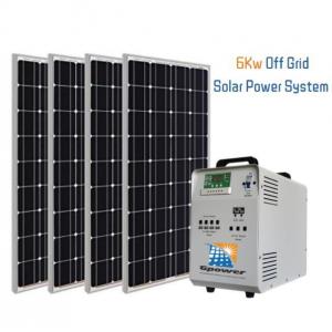 China 6000W Solar Power Home Kits Renewable Energy Solar Panel Kit supplier
