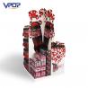 Promotional Pallet Display Stands CMYK Printing Professional For Chain Store