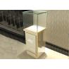 Modern Jewelry Glass Display Cabinet With Lights , Retail Jewelry Display Cases