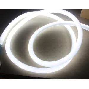 China 360 degree round led neon flex 16mm mini rope light 12V white color neonflex rope strip supplier