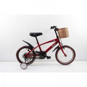14/16/18/20 Inch Hard Carbon Steel Single Speed Childrens Bike With Training Wheels