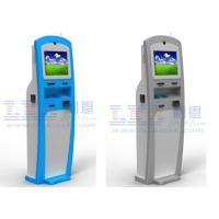 China 19'' Interactive Information Ticket Vending Machine , Coin Payment Kiosk on sale