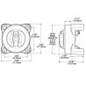 China Interruptor manual de batería selector de 3 posiciones para trabajo pesado serie HD 11003 wholesale