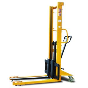 China 1.6m High Stacker Truck Warehouse Loading And Unloading Truck Manual Elevator 1T 3T wholesale