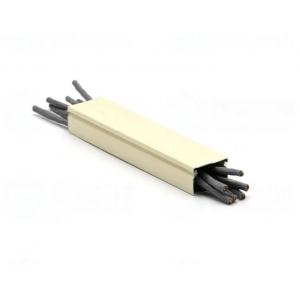 China Beige 30*20mm Aluminum Extrusion Profiles Trunking For Power Cords Lines Cable Tray supplier