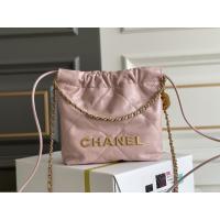 China Chanel Branded Ladies Handbag 22B MINI 22S Calfskin Pink White Black Yellow on sale