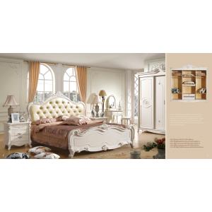China Mdf bedroom sets victorian style furniture queen bed frame 6033 supplier