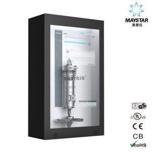 Vertical Transparent Touch Screen Display , Transparent Digital Screen