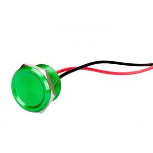 China Ip68 Flat Head Aluminum Piezo Touch Switch Rgb 25mm Momentary For Industrial supplier