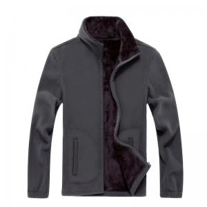 China High quality plain custom cheap winter fleece jacket wholesale supplier