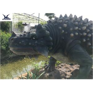 Artificial Animatronic Dinosaur Lawn Decorations For Amusement Theme Park