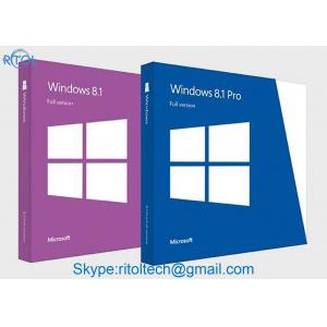 French / Japanese Version Windows 8.1 Retail Box , Microsoft Windows 8.1 Pro 32 64 Bit 