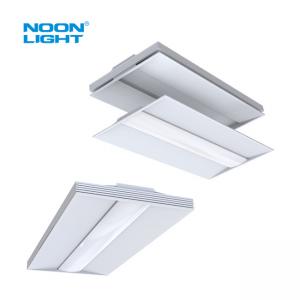 CRI 80 LED Troffer Lights White Powder Painted Steel For Offices