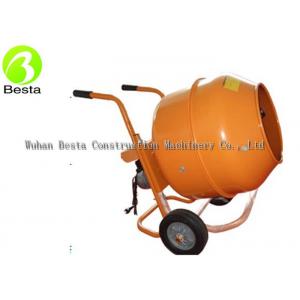 140 Liters Small Electric Concrete Mixer , Mini Cement Mixer ISO9001 Certification