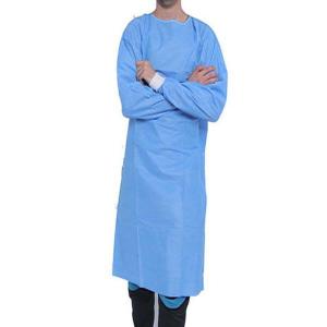 China Ultrasonic SMS 50g/M2 Disposable Lab Coat ISO13485 supplier
