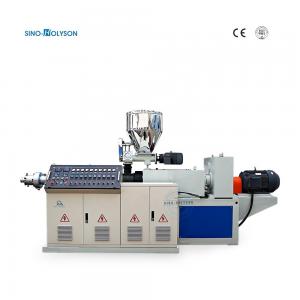 HSJZ-65/132 Multifunctional 37kW Conical Twin Screw Extruder PVC