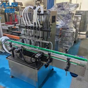 Food Beverage Bottle Filling Machine Automatic 6 Head Magnetic Pump