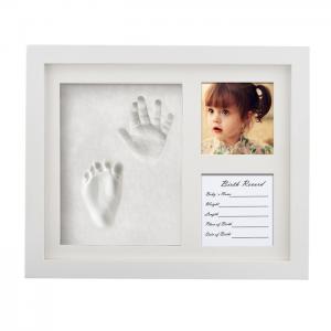 Manufacturer hotsale new fashion baby footprint and handprint / baby photo frame