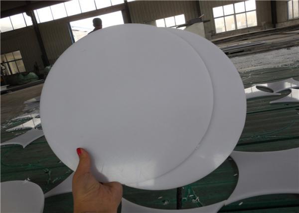 white color 100% Pure PTFE Sheet with Wear-Resistant skived plastic board