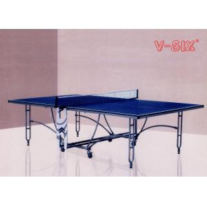 China New Design Double Foldable Table Tennis Table More Stable For Indoor Recreation supplier